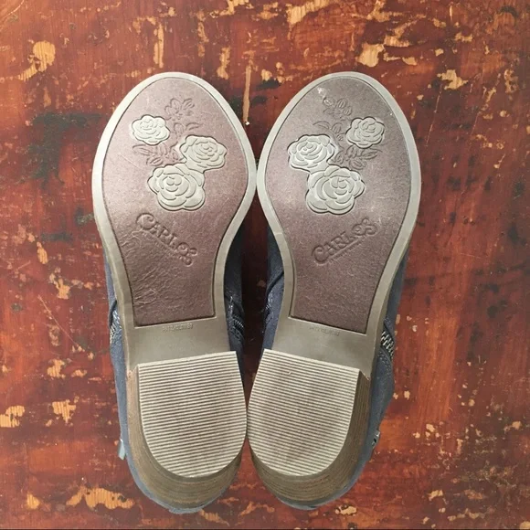 NWOT Women’s Slate Gray Ankle Boot by Carlos Santana - Picture 5 of 11